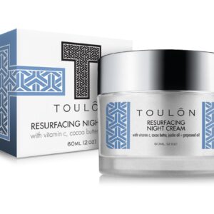 TOULON Night Face Cream For Women - Best Natural Face Moisturizer for Dry Skin with Vitamin C, Cocoa Butter & Grapeseed Oil to Build Collagen, Reduce Fine Lines & Firm Neck and Decollete