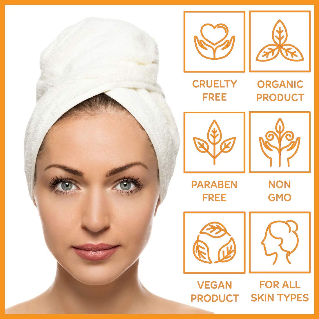 Olivia Care Mandarin Organic Vegan Natural Soap 4 oz Bars 4 Pack Gift Set for Sensitive Skin - Image 3