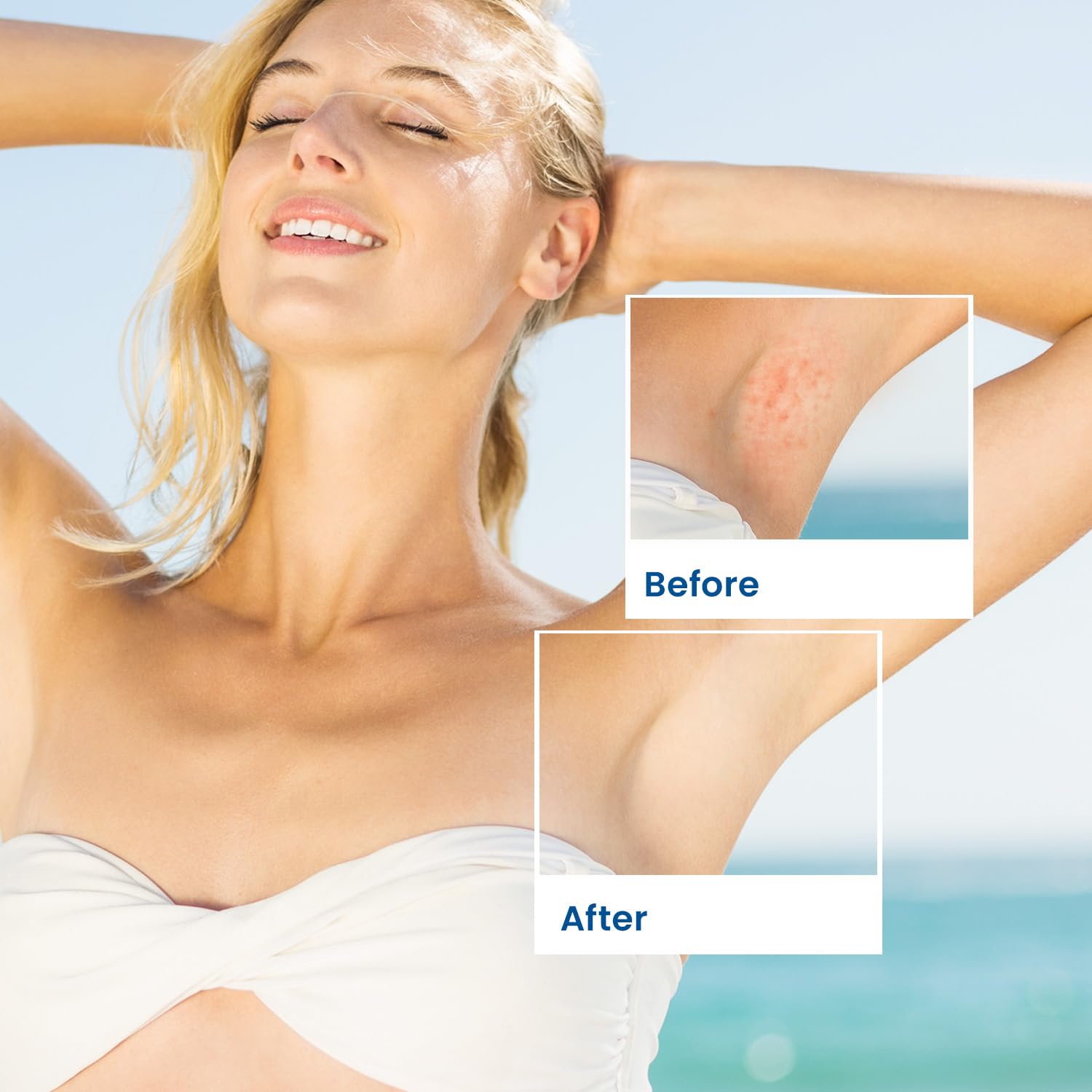Sensitive Skin Razor Bump Treatment Lotion 1.3 Fl Oz Unisex Formula - Image 3