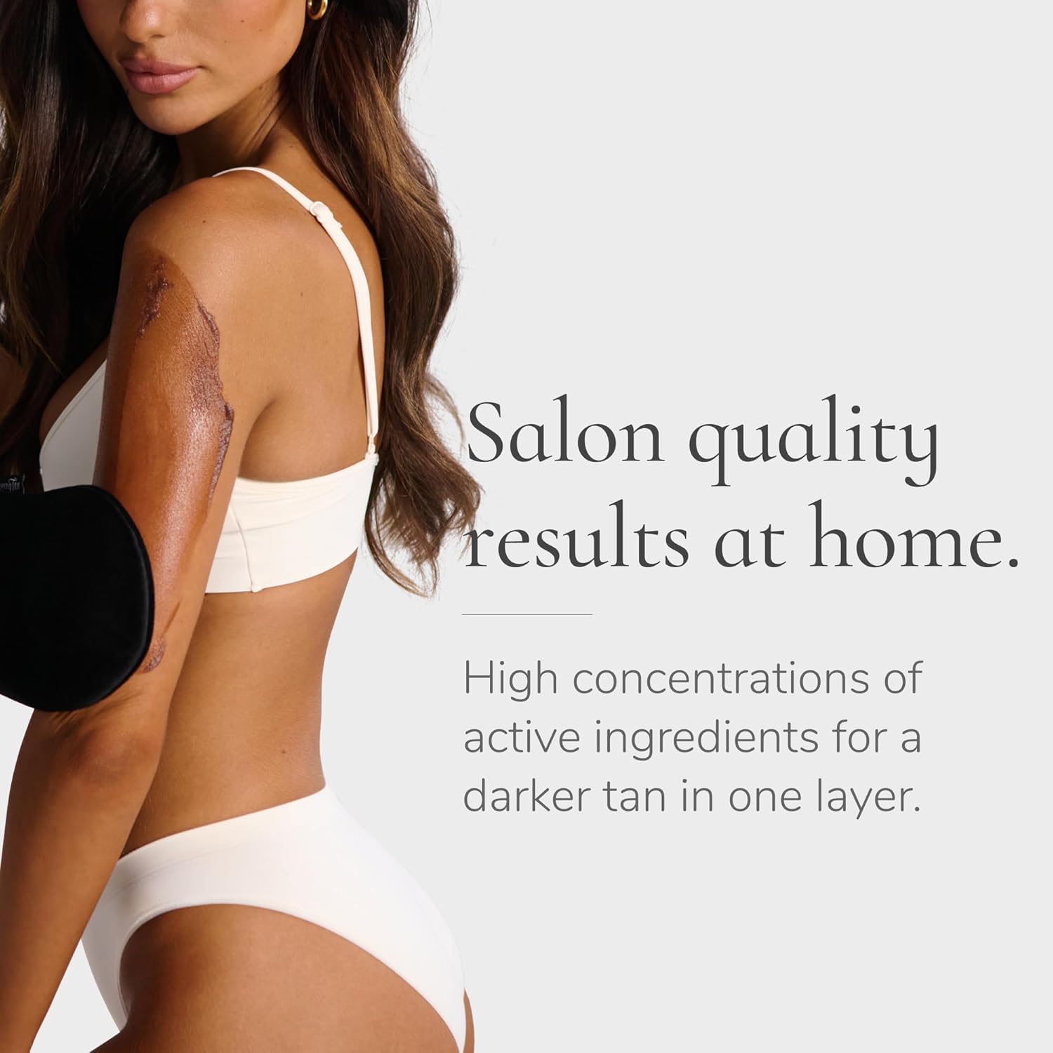 Loving Tan 2 HR Express Self Tanning Mousse, Dark - Streak Free, Natural, Professional Quality - 5+ Sunless Self Tanner Applications per Bottle, Cruelty Free, Naturally Derived DHA - 4 FL Oz - Image 2