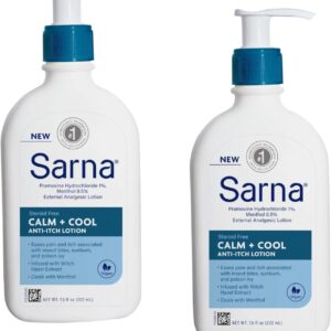 Sarna Calm + Cool Anti-Itch Lotion 7.5 Fl. Oz. (Pack of 2)