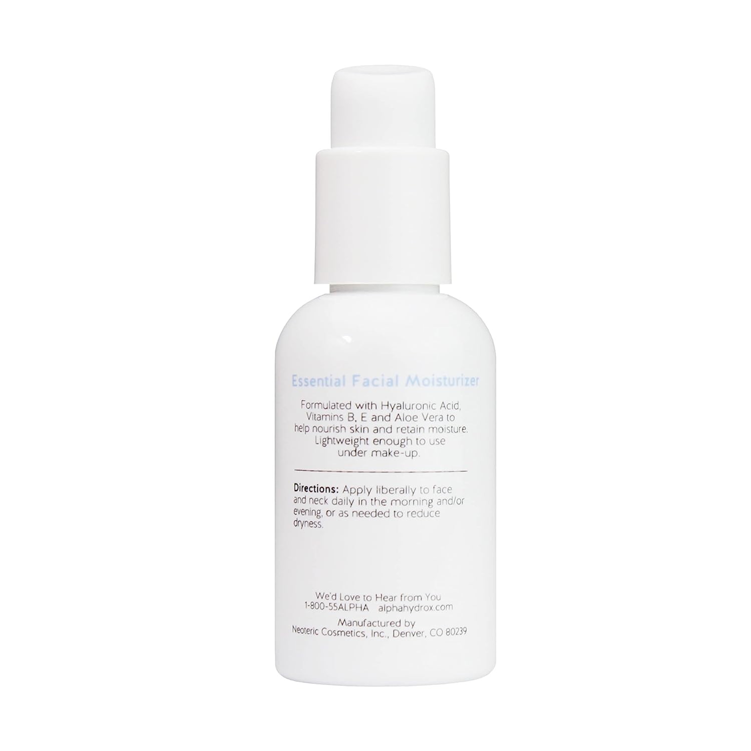 Alpha Skin Care Essential Facial Moisturizer Hyaluronic Acid Anti-Aging 2 Oz - Image 2