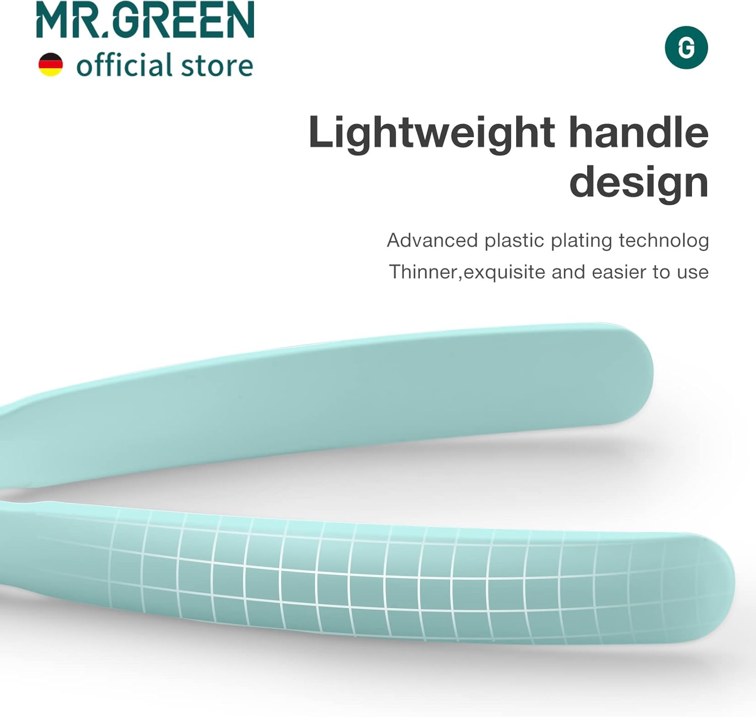 MR.GREEN Stainless Steel Toenail Clippers for Thick Hard Nails Pedicure Tool Green - Image 5