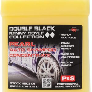 P&S Professional Detail Products Pearl Auto Shampoo – High-Foaming, pH-Balanced Car Wash Soap, Biodegradable, Safe for All Finishes, Lemon Scent, Foam Cannon & Bucket Wash - 1 Gallon