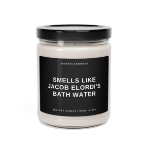 Smells Like Jacob Elordi Bath Water Candle, Ecofriendly Soy Wax Candle - 9oz