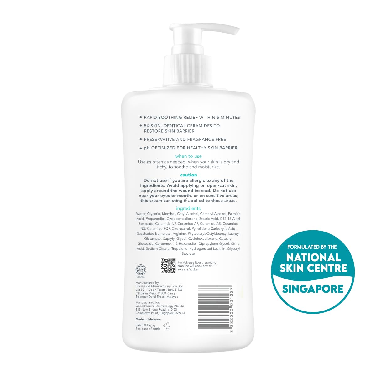 Derm-Formulated Fragrance-Free Itch Relief Cream for Severe Dry Sensitive Skin 11.83 fl oz - Image 6