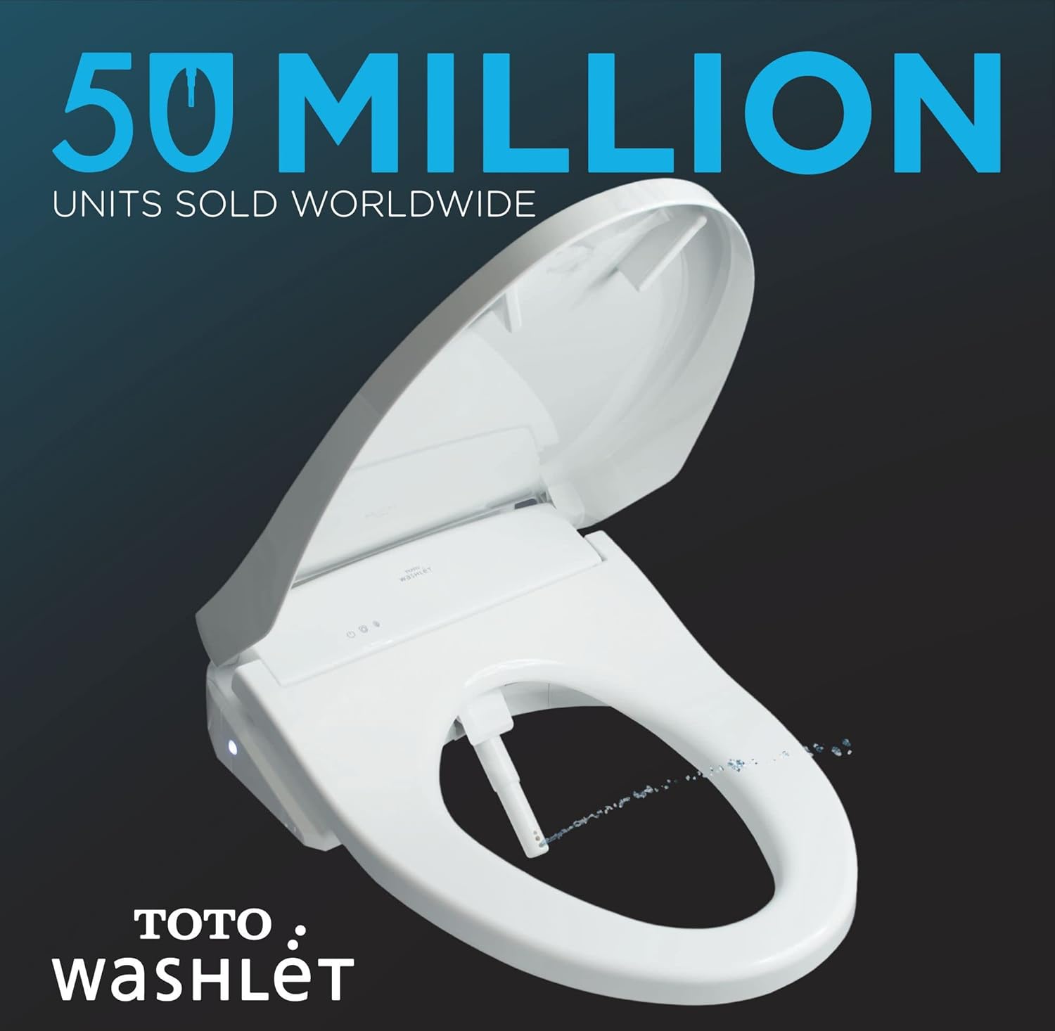 TOTO SW3054#12 S550E Electronic Bidet Toilet Seat with Cleansing Warm, Nightlight, Auto Open and Close Lid, Instantaneous Water Heating, and EWATER+, Elongated Classic, Sedona Beige - Image 5