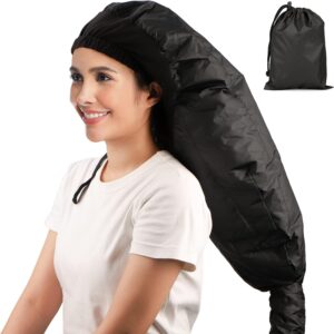 Bonnet Hooded Hair Dryer Attachment, Segbeauty Extra Large Adjustable Deep Conditioning Cap, Upgraded Drying Heat Cap with Elastic Strap for Natural Curly Textured Hair Care, Fast Drying, Styling