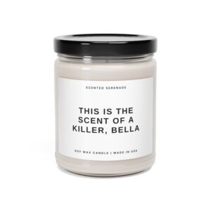 Scent of A Killer Bella Candle, Edward Cullen Candle, Bella Swan, Vampires, Celebrity Candle, Robert Pattinson Gift, Soy Wax Candle - 9oz