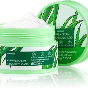 Urea Cream 42 Percent for Feet 7.0 Oz, 2% Salicylic Acid, Aloe Vera, Hyaluronic Acid , Deeply Moisturize Skin Cream For Dry Cracked Feet, Hands, Heels, Elbows, Nails, Knees, Intensive Moisturizes &