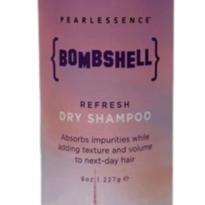 Pearlessence Bombshell Refresh Dry Shampoo | Absorbs Impurities, Adds Volume & Texture to Hair | No Water Needed, Lightweight Formula (8 Oz)