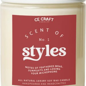 CE Craft The Scent of Styles Candle - Tobacco Vanille Scented Candles, Gift for Her, Celeb Prayer Candle, This Smells Like Harry Scented Gift (Standard)