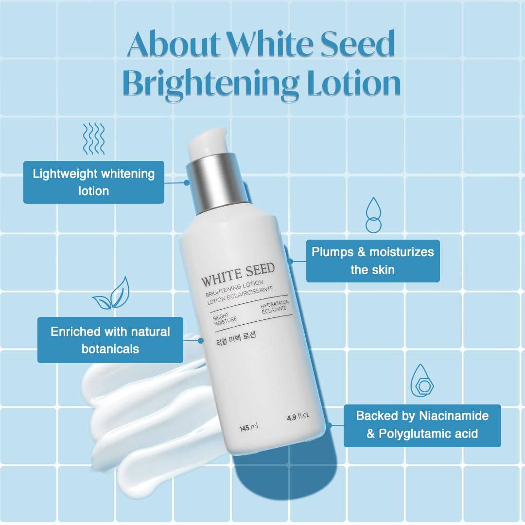 The Face Shop White Seed Brightening Lotion 150ml for Dullness and Dark Spots - Image 3