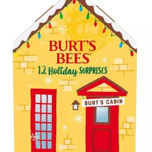 Burt's Bees Lip Balm Advent Calendar 2023 - Official Burt’s Bees Cozy Cabin 12 Holiday Surprises Advent Calendar - 12 Total Lip Balms