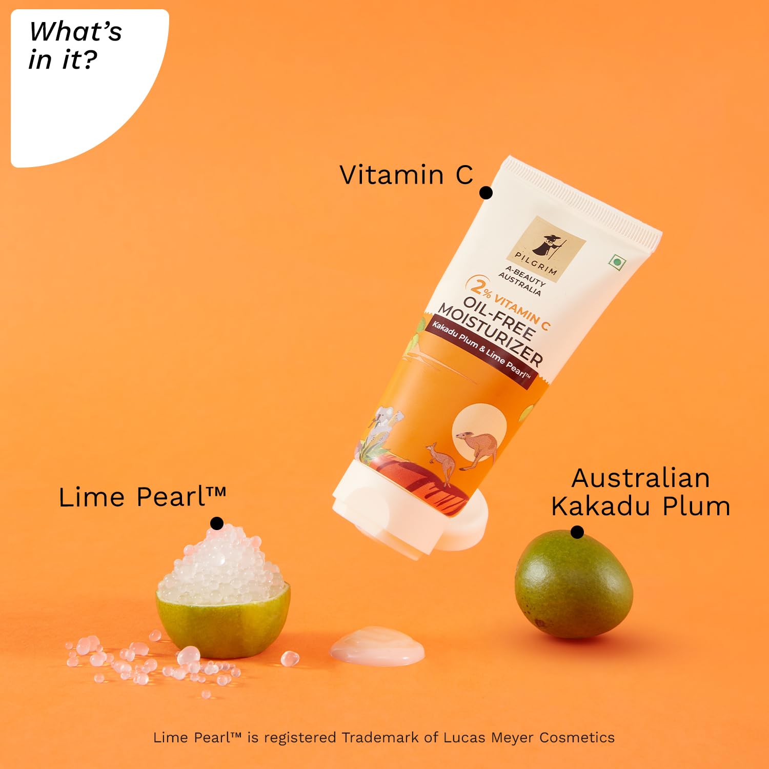 Pilgrim 2% Vitamin C Oil-Free Moisturizer for Face with Kakadu Plum & Lime Pearl | Lightweight Hydration for Oily, Acne-Prone & Dry Skin | Daily Use | For Men & Women | 1.76 Oz (50gm) - Image 4