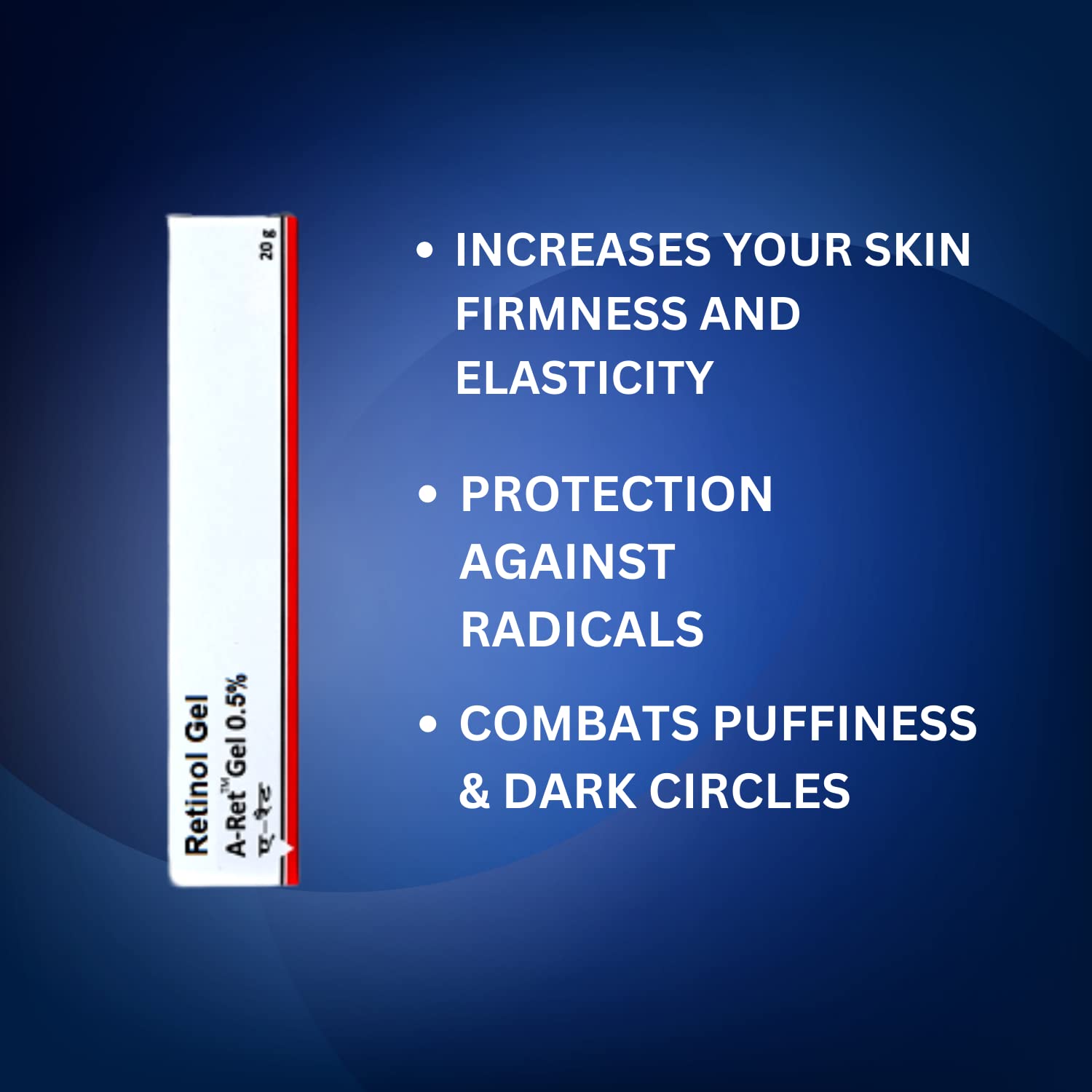 Retinol Gel 0.05 Vitamin A Repairs Fine Lines & Wrinkles, Scar Treatment Age and Sun Spots Anti-Aging Formula, 20 Grams (Retinol Gel 0.05) - Image 2