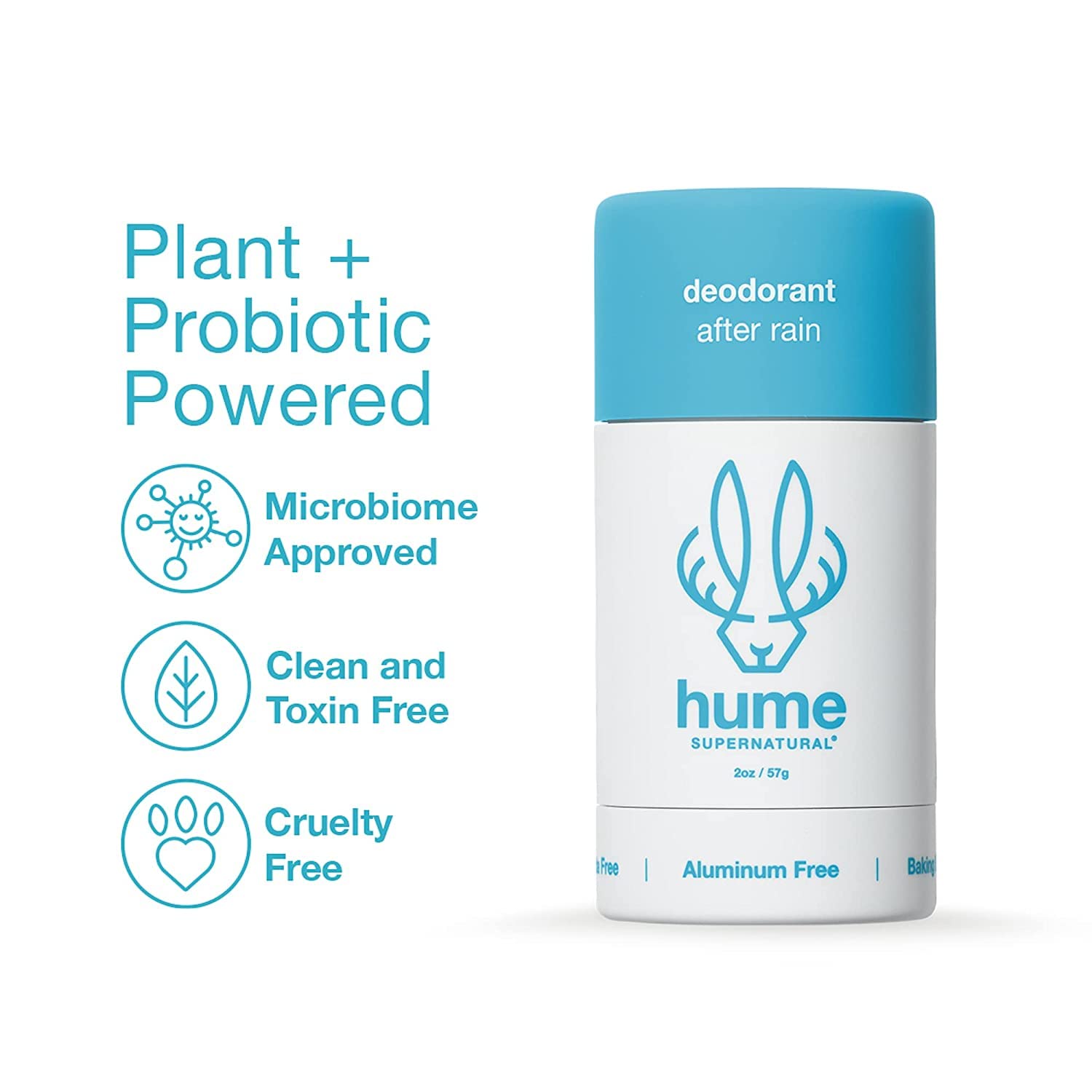 Hume Probiotic Plant-Based Aluminum-Free Deodorant for All, 2.5 oz - Image 2
