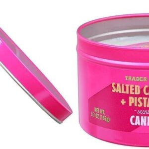 Trader Joe's Salted Caramel + Pistachio Scented Candle 162g 1.7 oz-2Pack