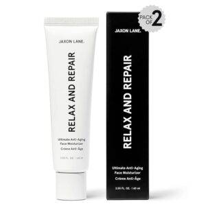 RELAX AND REPAIR Anti Aging Face Moisturizer for Men | Anti Wrinkle Cream, Night Cream, Eye Cream with Niacinamide (Vitamin B3), Hyaluronic Acid, Vitamin E & Ceramides For Skin (2Tubes)