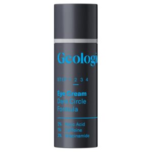 Geologie Dark Circle Under Eye Cream | Treatment For Dark Circles, Puffy Eyes Fine Lines & Wrinkles | Kojic Acid, Caffeine, Peptides, Niacinamide & Hyaluronic Acid | Effective Formula For Men & Women