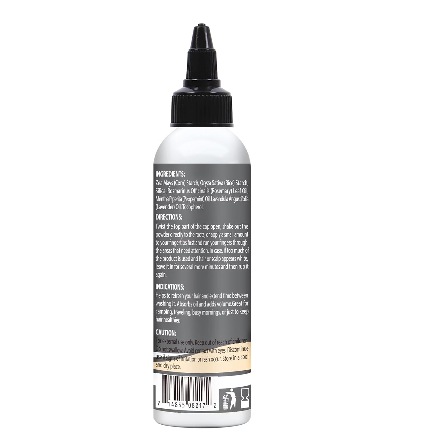 Natural Ingredient Powder Dry Shampoo, 2-Pack for All Hair Types and Oily Hair - Image 8