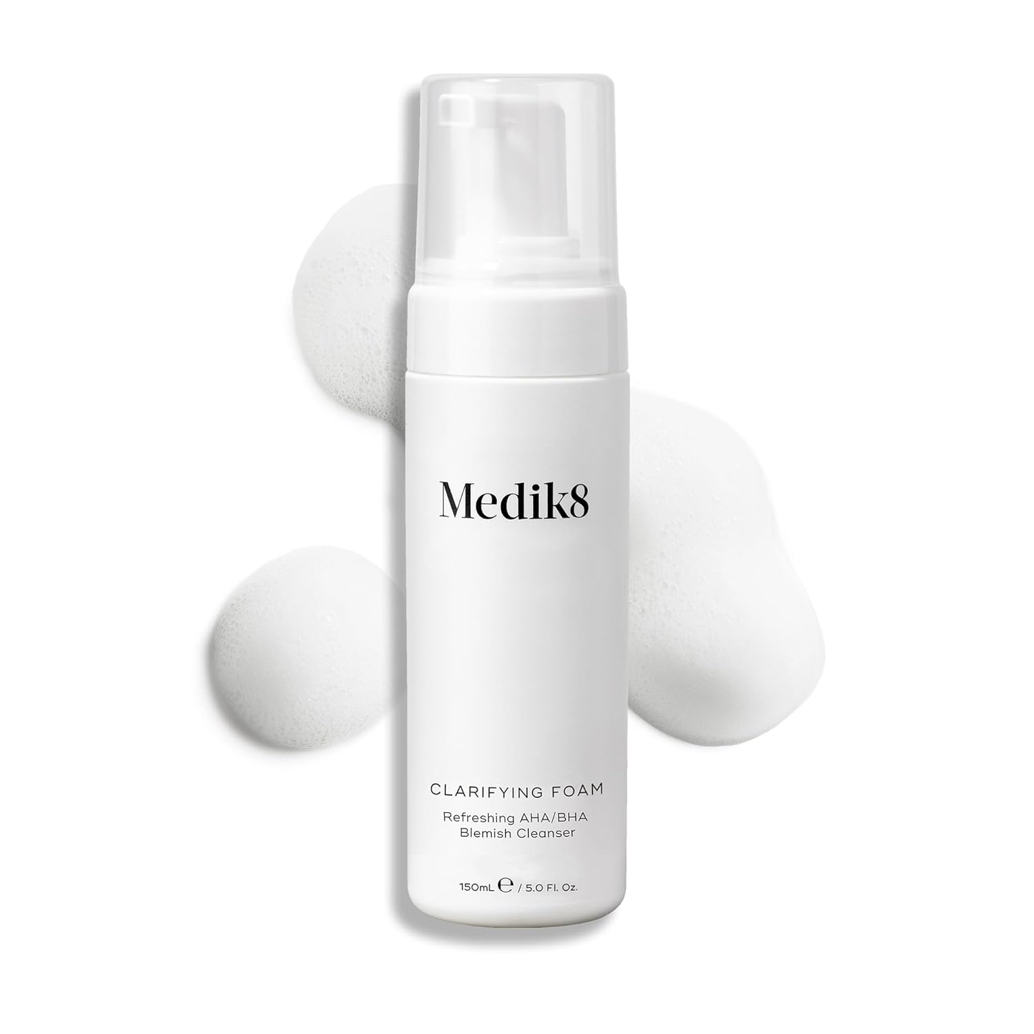 Medik8 Clarifying Foam - Lightweight Exfoliating AHA and BHA Face Cleanser - Salicylic Acid and Nicacinamide - Gentle Foaming Facial Cleanser - 5 oz - Image 5