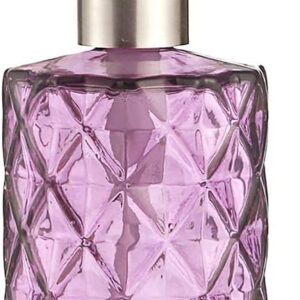 Soap Dispenser with Stainless Steel Pump, Refillable Liquid Hand Soap Dish Soap Dispensers for Bathroom Counter, Kitchen Sink (Purple)