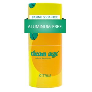 Aluminum Free Deodorant for Kids and Teens - 2 oz stick (Pack of 1) - Citrus - Teen Deodorant for Girls and Boys - Paraben Free Deodorant - Made with all natural deodorant ingredients