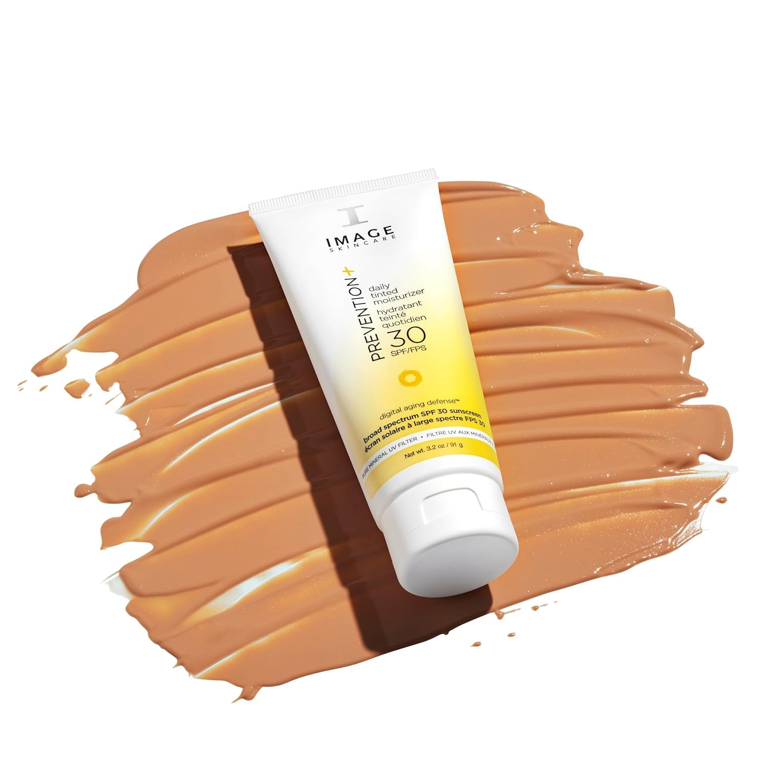 IMAGE Skincare Prevention+ Daily Tinted Moisturizer SPF 30 Sunscreen 3.2oz Natural Finish No White Cast - Image 8