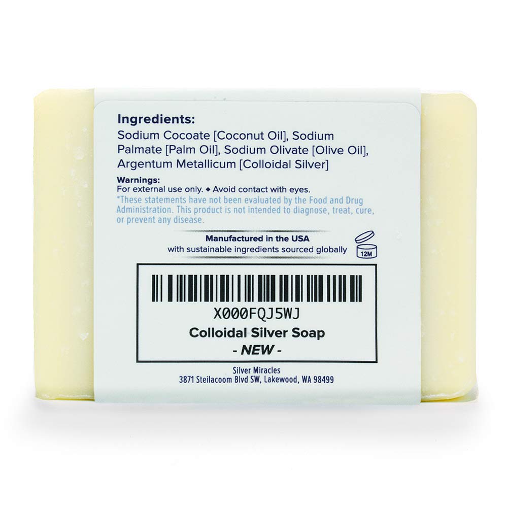 Silver Miracles - Colloidal Silver Soap - Image 2