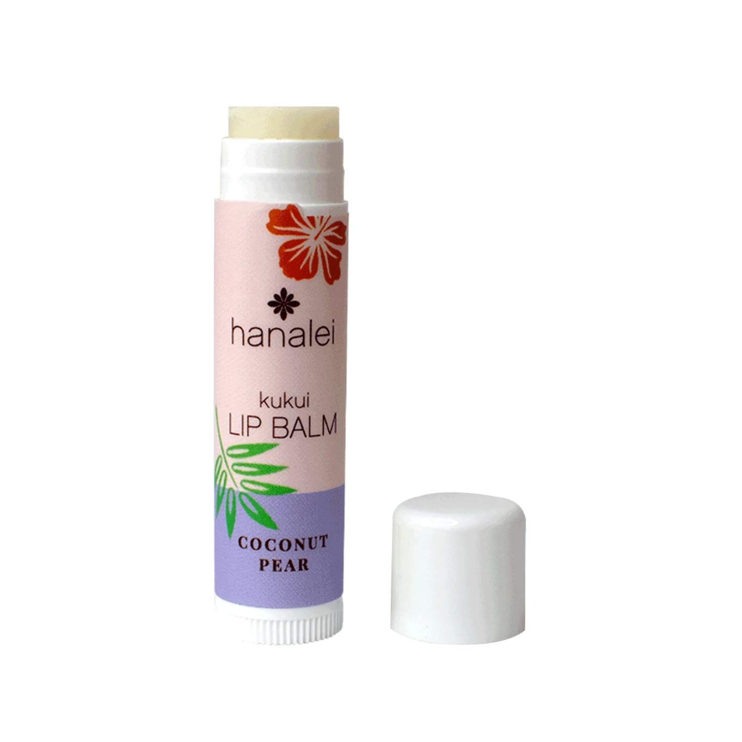 Hanalei Lip Balm & Moisturizer – Natural Kukui Oil & Beeswax for Hydrating, Soothing & Repairing Dry, Chapped Lips – Long-Lasting Care – Softens, Nourishes & Protects – Coconut Pear Flavor - Image 2