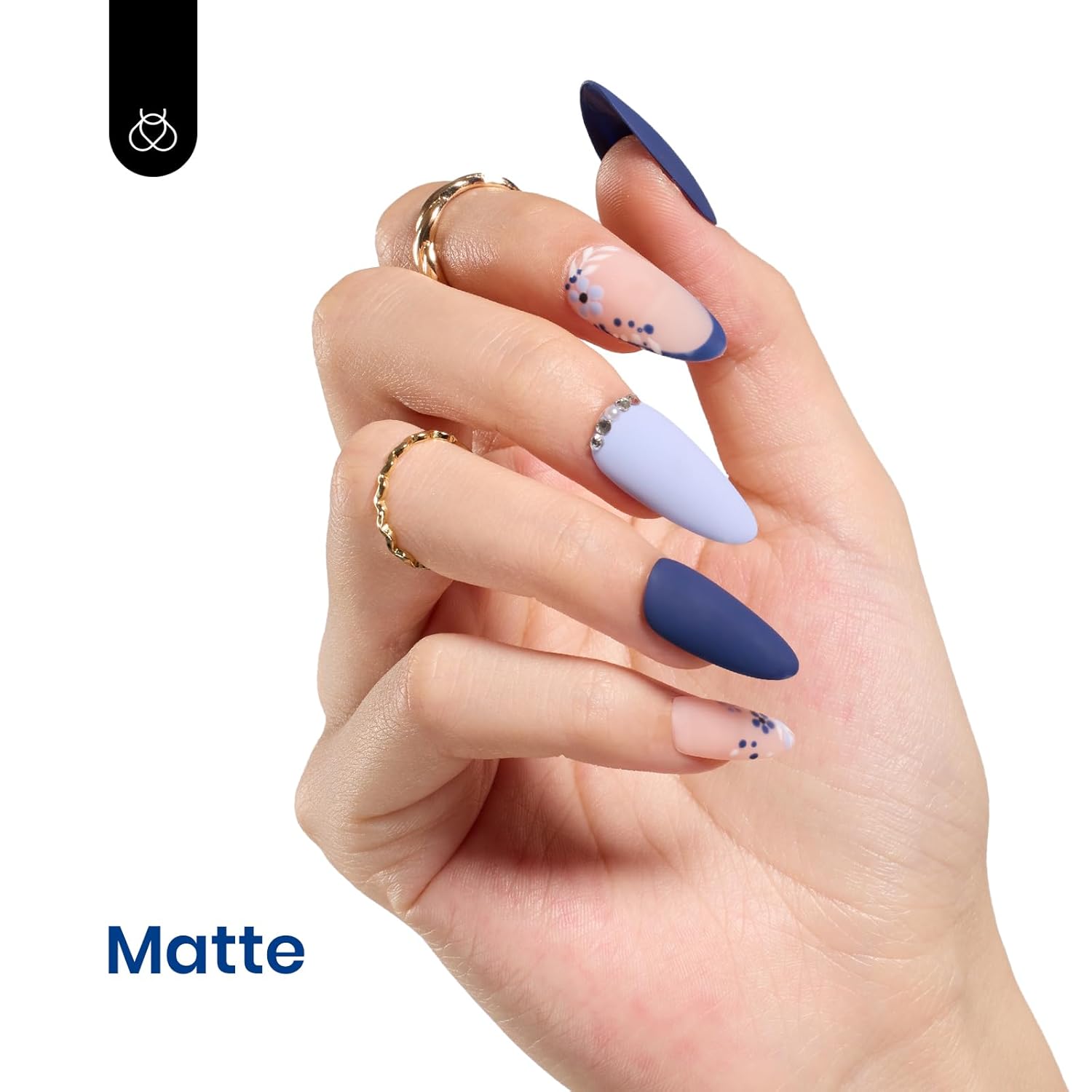 Beetles Gel Nail Polish 15 ml Midnight Navy Blue Solid Dark Blue Deep Color Soak Off LED UV Lamp DIY Decoration Manicure Art Design Salon at Home Gel Nail Gifts for Her - Image 6