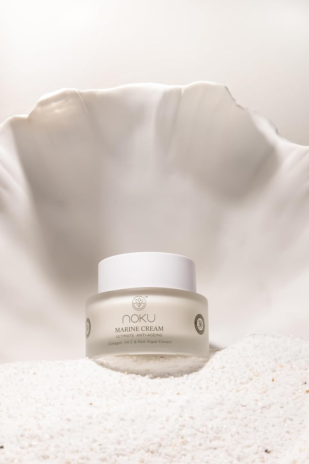 Noku Marine Cream | Award Winning | Vegan & Cruelty-Free - Red Algae Extract with Vegan Collagen, Vitamin C & Argireline Peptides for Hyperpigmentation, Anti-Aging, and Hydration. - Image 5