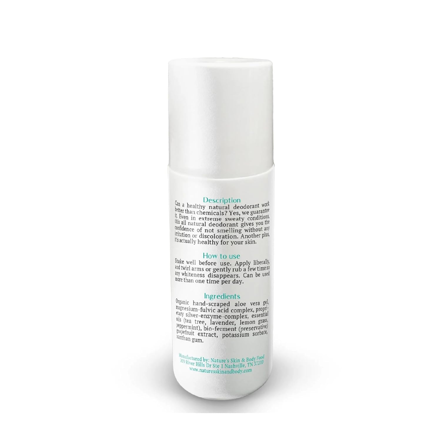 MaxGuard All-Natural Deodorant for Men & Women | 24-Hour Odor Protection | Aluminum-Free, Baking Soda-Free | Roll-On | Non-stain, Non-irritating Formula | Healthier, Long-Lasting Freshness | 3oz - Image 5
