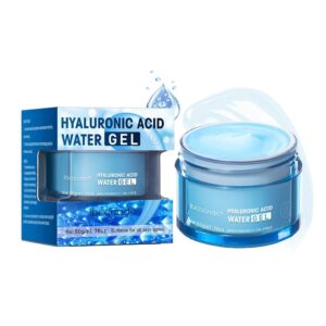 Hyaluronic Acid Water Gel - Lightweight Texture, 24-Hour Hydration for Oily Skin, 1.76 oz (Gel, 1pc)