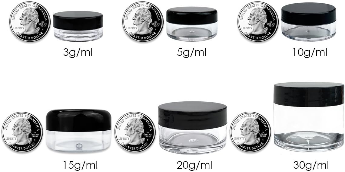 Beauticom 12 Pieces 7G/7ML (0.25oz) WHITE Sturdy Thick Double Wall Plastic Container Jar with Foam Lined Lid for Pills, Medication, Ointments and Other Beauty and Health Aids - BPA Free - Image 6