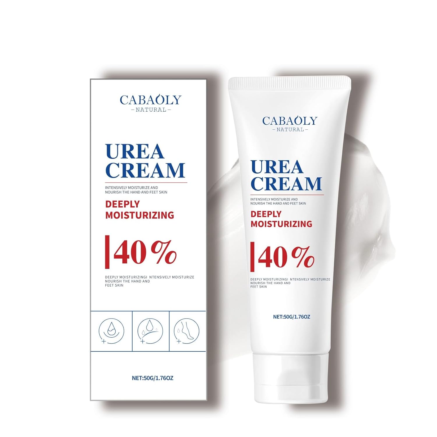 Urea Cream 40% is suitable for the repair and care of dry and cracked feet, heels, knees, elbows and hands. Portable hand cream with moisturizing properties - Image 6