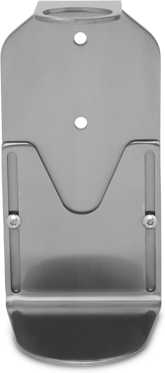 Brushed Nickel Wall-Mounted Single Bottle Dispenser Holder Bracket for Kitchen and Bathroom - Image 2