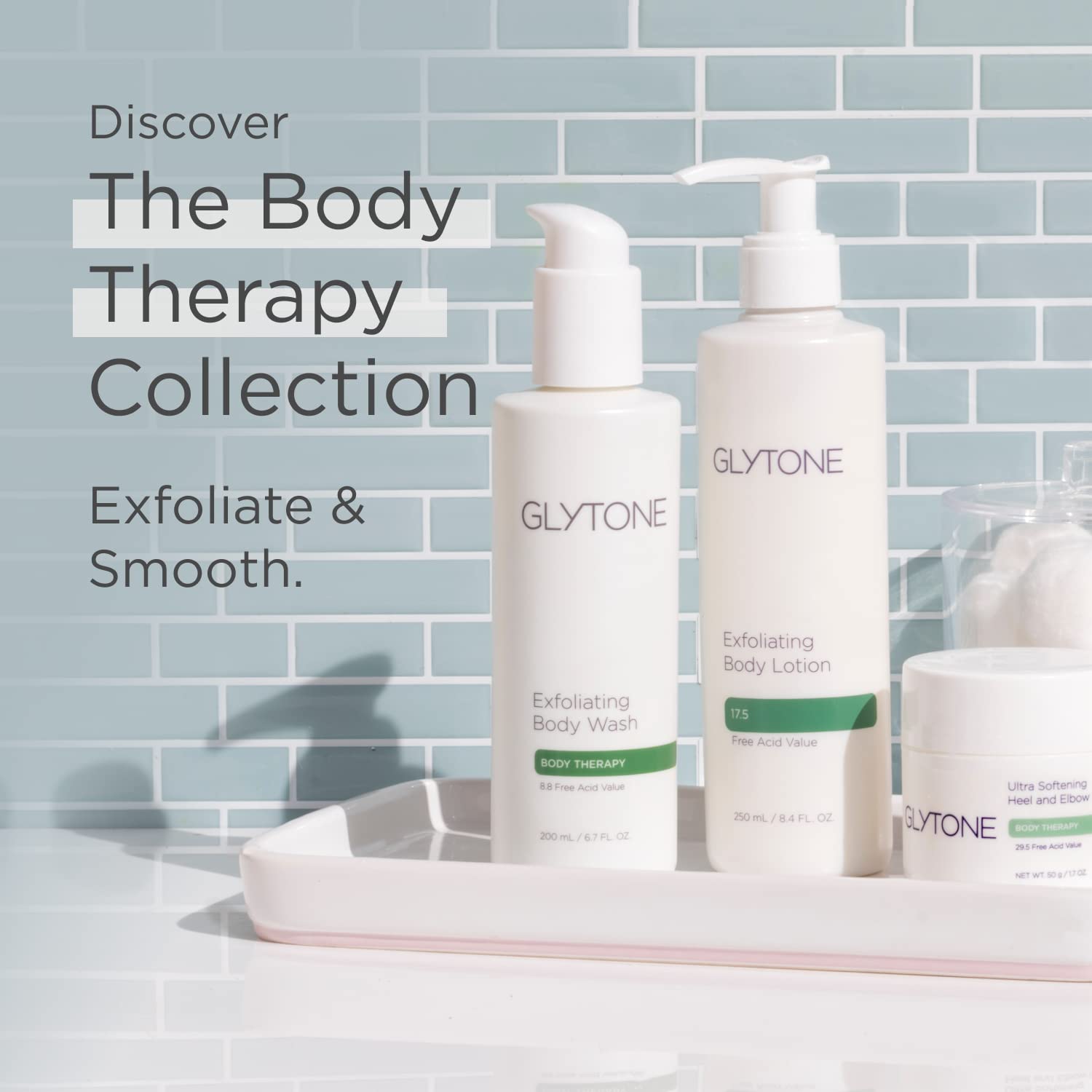 Glytone Exfoliating Body Lotion for Dry Skin, 17.5% PFAV Glycolic Acid Moisturizing Lotion, Reduce Keratosis Pilaris Bump, Fragrance Free Body Exfoliant, Revitalizing skin moisturizer, 8.4 Fl.Oz - Image 6