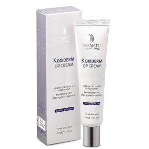Vitamin K1 Oxiderm Cream Minimizing Appearance of Old and New Scars, Dark Eye Circles, Bruises, Varicose Veins, Purpura and Redness 1.01Oz (2 BOXES)