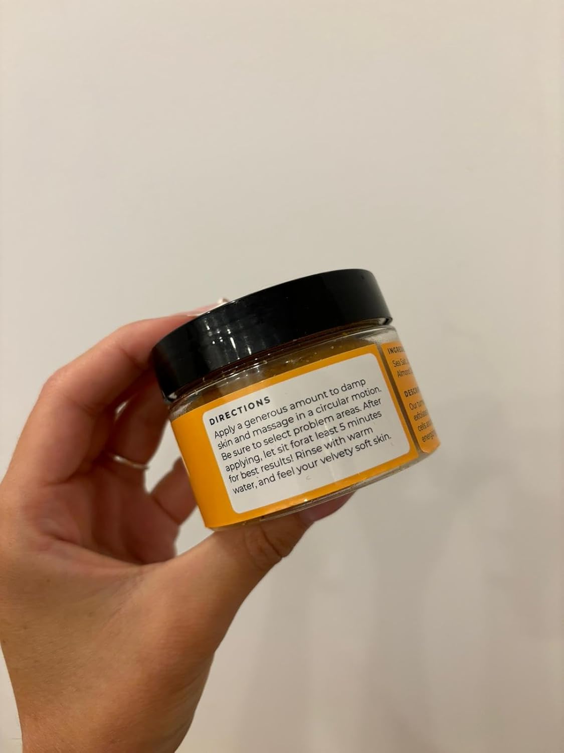 GLO Melanin Turmeric Scrub for Dark Spots, Brightening Inner Thighs Bikini Area Underarms, Natural Exfoliating Face - Image 9