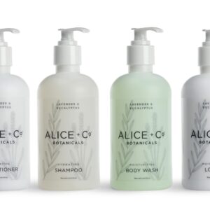Shampoo, Conditioner, Body Wash, Lotion | Lavender & Eucalyptus | Hotel Bath Amenities | Fairfield by Marriott | 8.5 oz Bottles | Hair & Body Care Set