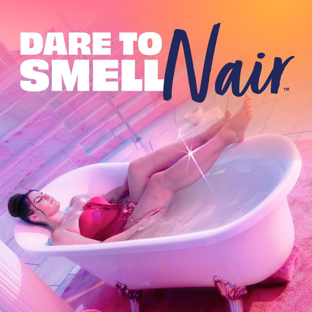 Nair Sensitive Shower Cream Hair Remover with Natural Coconut Oil and Vitamin E, Body Hair Removal Cream, 12 oz - Image 8