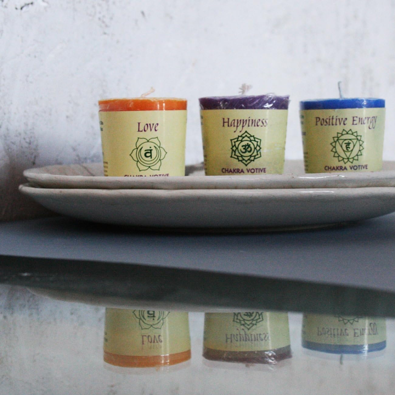 Premium Handmade Chakra Energy Votive Candles 12-Pack for Happiness and Meditation with Essential Oils - Image 4
