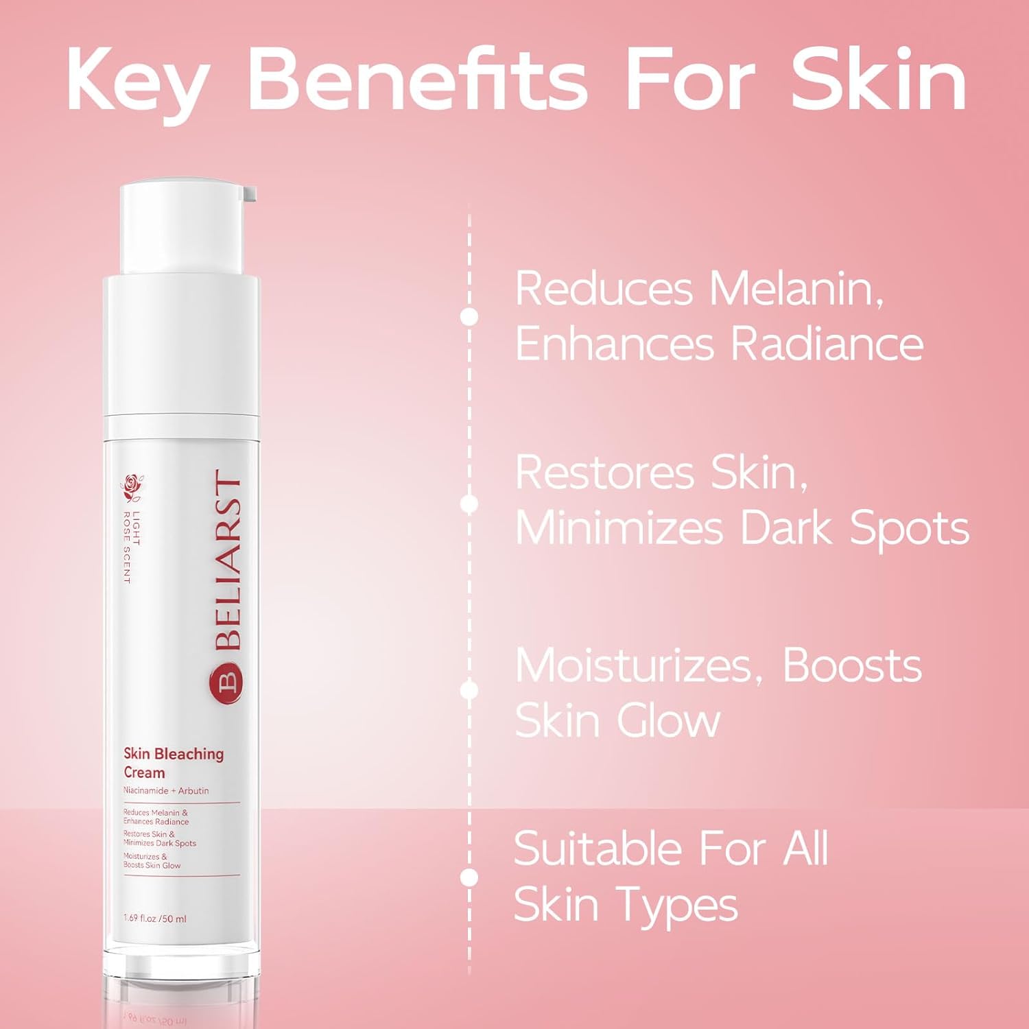 Brighten and Even Skin Tone Cream for Underarms, Elbows, Knees, and Intimate Areas 1.69 fl. oz - Image 4