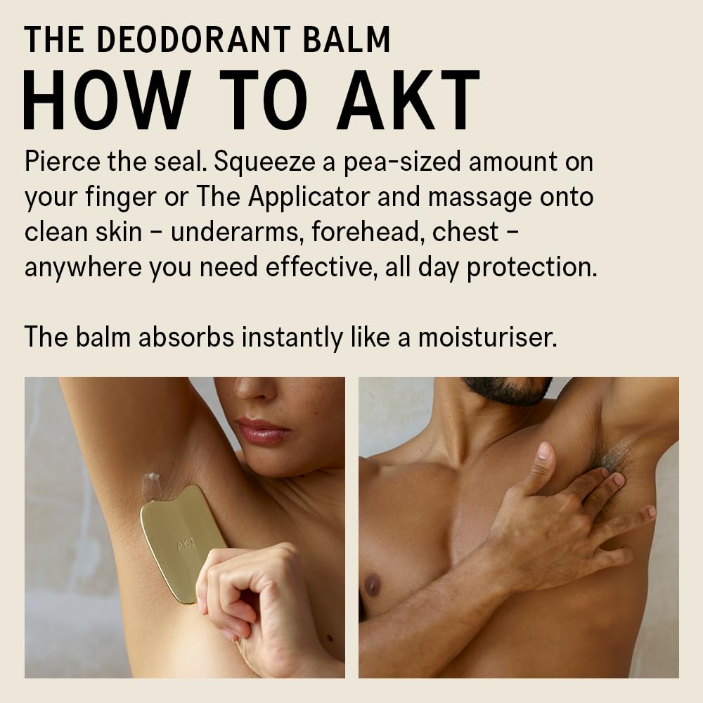 AKT Deodorant Balm 1.7 Fl Oz Natural Cream for Sensitive Skin Unisex Plastic Free - Image 5
