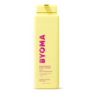 BYOMA Brightening Body Lotion - For Dull, Dehydrated Complexion - Creamy Moisturizer with Niacinamide & Azelaic Acid - Evens Tone & Supports Barrier - 13.52 fl oz