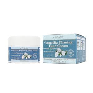 Nourishing Camellia Flower Cream | Organic Face Moisturizer Cream for Wrinkle Reduction – Non-Greasy, Anti-Aging & Hydrating Treatment For All Skin Types 1.05 Fl Oz