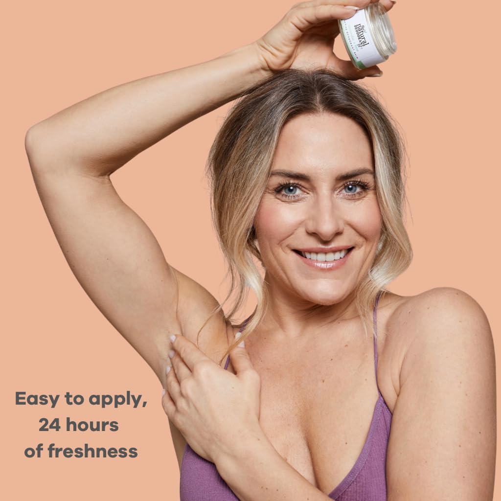 The Natural Deodorant Co, Clean Deodorant Balm Orange & Bergamot 55g, Aluminium Free, Plastic Free, All Day Protection - Image 4