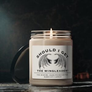 Should I Get The Wingleader Candle Fourth Wing giftt Candle Xaden Riorson Literary Candles Book Lovers Fourth Wing Merch Candle Funny 9oz Candle, Scented Soy Candle, Home Decor Candle